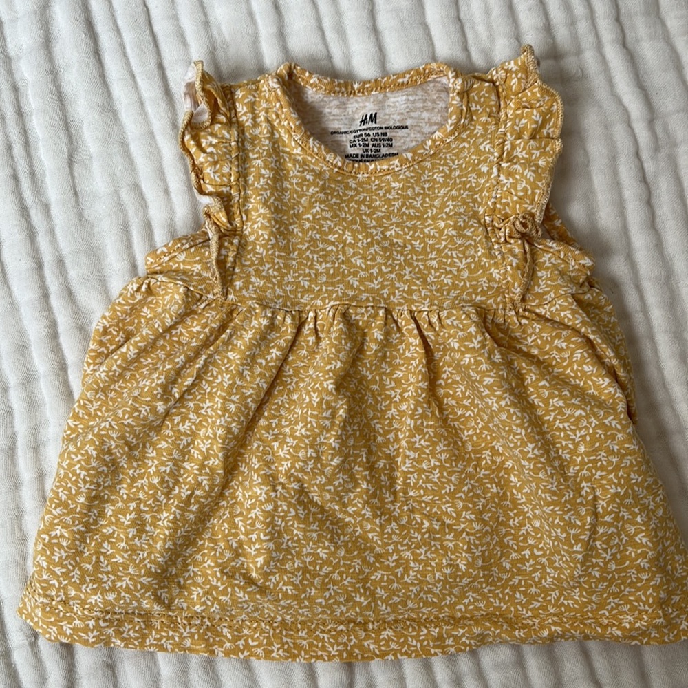 Floral newborn dress